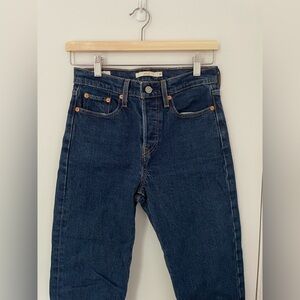 Levi's Wedgie Dark Blue Jeans